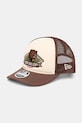 New Era czapka z daszkiem GRAPHIC 9FORTY® MC AF TRUCKER aplikacja brązowy 60771806