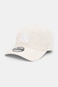 New Era baseball cap z dodatkiem lnu 9TWENTY® beżowy 60771832
