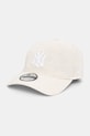 New Era baseball cap z dodatkiem lnu 9TWENTY® beżowy 60771832