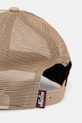 Akcesoria New Era czapka z daszkiem OVAL CANVAS DISTRESS TRUCKER 60771805 beżowy