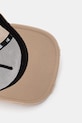 New Era czapka z daszkiem OVAL CANVAS DISTRESS TRUCKER beżowy 60771805