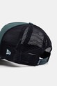 Akcesoria New Era czapka z daszkiem PATCH TRUCKER 60771792 turkusowy