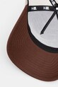 New Era czapka z daszkiem PATCH TRUCKER brązowy 60771802