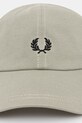 Fred Perry czapka z daszkiem bawełniana HW2295 zielony SS26
