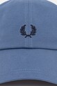 Fred Perry czapka z daszkiem bawełniana HW2295 niebieski SS26