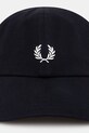 Fred Perry czapka z daszkiem bawełniana HW2295 granatowy SS26