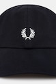 Fred Perry czapka z daszkiem bawełniana HW2295 granatowy SS26