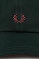 Fred Perry czapka z daszkiem bawełniana HW2295 zielony SS26
