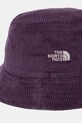 The North Face bucket hat sztruksowy Bucket NF0A8CGJNHB1 fioletowy SS26