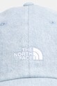 The North Face czapka z daszkiem jeansowa Norm NF0A8CGKNIA1 niebieski SS26
