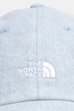 The North Face czapka z daszkiem jeansowa Norm NF0A8CGKNIA1 niebieski SS26