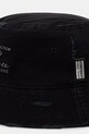Akcesoria Martine Rose Signature kapelusz bucket bawełniany 1224WP13002 czarny