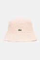 Lacoste kapelusz bawełniany pomarańczowy RK1509