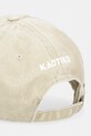 Akcesoria Kaotiko czapka bejsbolówka jeansowa AS006.02.1528 beżowy