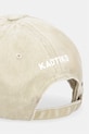 Akcesoria Kaotiko czapka bejsbolówka jeansowa AS006.02.1528 beżowy