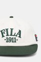 Fila czapka bejsbolówka bawełniana FIRENZE FCU0177 biały SS26
