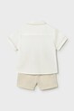 Chłopiec Mayoral komplet z domieszką lnu dziecięcy 1225.3A.Baby.PPY2 beżowy