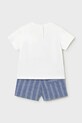 Chłopiec Mayoral komplet dziecięcy z domieszką lnu 1227.3B.Baby.PPY2 niebieski
