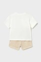 Mayoral komplet dziecięcy 1228.3F.Baby.PPY2 beżowy SS26