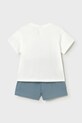 Mayoral komplet bawełniany dziecięcy 1665.3A.Baby.PPY2 niebieski SS26