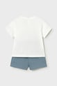 Παιδικό βαμβακερό σετ Mayoral 1665.3A.Baby.PPY2 μπλε SS26