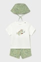 Παιδικό βαμβακερό σετ Mayoral βαμβάκι πράσινο 1667.3D.Baby.PPY2