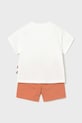 Дитячий бавовняний комплект Mayoral 1668.3D.Baby.PPY2 помаранчевий SS26