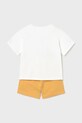 Mayoral komplet bawełniany dziecięcy 1670.3G.Baby.PPY2 pomarańczowy SS26