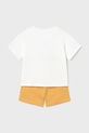 Mayoral komplet bawełniany dziecięcy 1670.3G.Baby.PPY2 pomarańczowy SS26