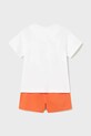 Дитячий бавовняний комплект Mayoral 1671.3H.Baby.PPY2 помаранчевий SS26
