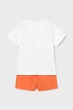 Дитячий бавовняний комплект Mayoral 1671.3H.Baby.PPY2 помаранчевий SS26
