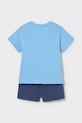 Mayoral komplet bawełniany dziecięcy 1671.3H.Baby.PPY2 niebieski SS26