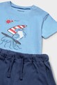 Chłopiec Mayoral komplet bawełniany dziecięcy 1671.3H.Baby.PPY2 niebieski