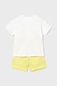 Дитячий бавовняний комплект Mayoral 1672.3J.Baby.PPY2 жовтий SS26
