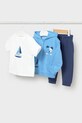Mayoral dres dziecięcy dzianina niebieski 1833.3G.Baby.PPY2