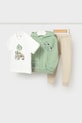 Detská tepláková súprava Mayoral pletenina zelená 1833.3G.Baby.PPY2