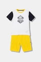 Παιδικό βαμβακερό σετ Guess στάμπα κίτρινο N6RG05.K8HM4.PPY2