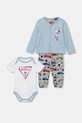 Guess komplet niemowlęcy wzorzyste niebieski P6RG02.KA6W1.PPY2