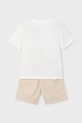 Chłopiec Mayoral komplet bawełniany dziecięcy 3218.5C.Mini.PPY2 beżowy