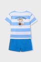 Дитячий бавовняний комплект Mayoral 3602.5D.Mini.PPY2 блакитний SS26