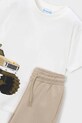 Dečki Otroški bombažen komplet Mayoral 3605.5F.Mini.PPY2 bež