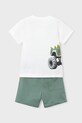 Αγορίστικα Παιδικό βαμβακερό σετ Mayoral 3605.5F.Mini.PPY2 πράσινο