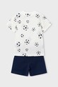 Παιδικό βαμβακερό σετ Mayoral 3607.5G.Mini.PPY2 μπλε SS26