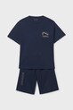Παιδικό βαμβακερό σετ Mayoral 6689.7E.Junior.PPY2 σκούρο μπλε SS26