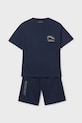 Mayoral komplet bawełniany dziecięcy 6689.7E.Junior.PPY2 granatowy SS26