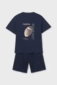 Αγορίστικα Παιδικό βαμβακερό σετ Mayoral 6689.7E.Junior.PPY2 σκούρο μπλε