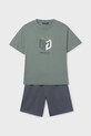 Παιδικό βαμβακερό σετ Mayoral 6690.7F.Junior.PPY2 πράσινο SS26
