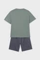 Αγορίστικα Παιδικό βαμβακερό σετ Mayoral 6690.7F.Junior.PPY2 πράσινο