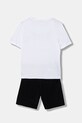 EA7 Emporio Armani komplet bawełniany dziecięcy 7B000302.AF10375 biały SS26