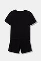 EA7 Emporio Armani komplet bawełniany dziecięcy 7B000302.AF10375 czarny SS26